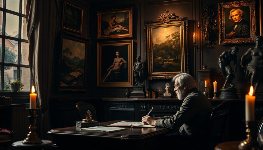 artistic influence on writers