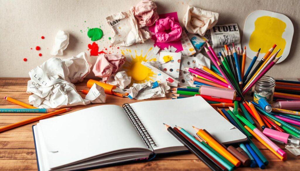 creative exercises collage and writing