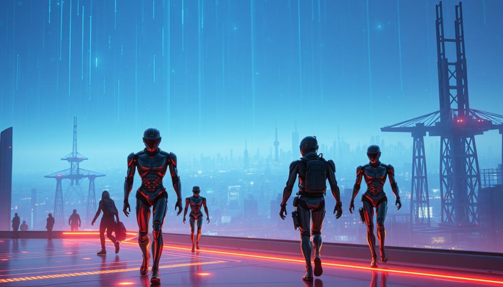 digital age sci-fi timeline