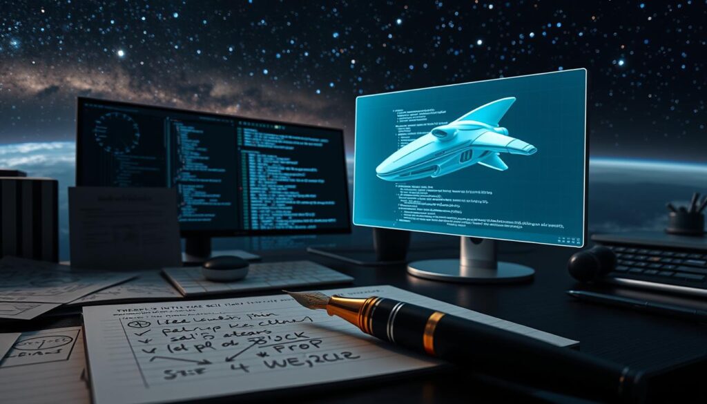 sci-fi writing techniques